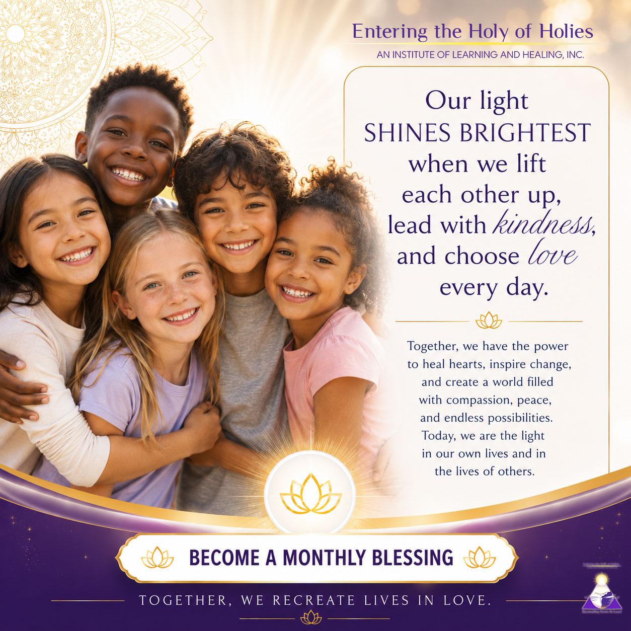 ETHOH Monthly Blessing Campaign — Awareness Post