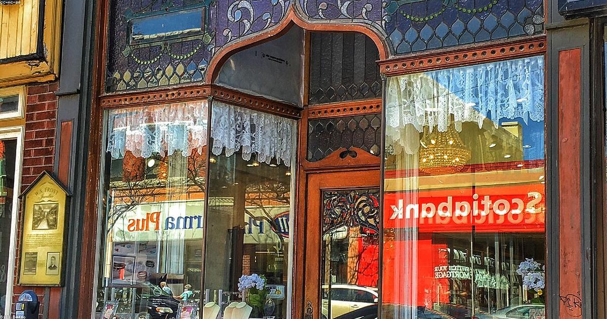 Family-owned shop storefront on main street