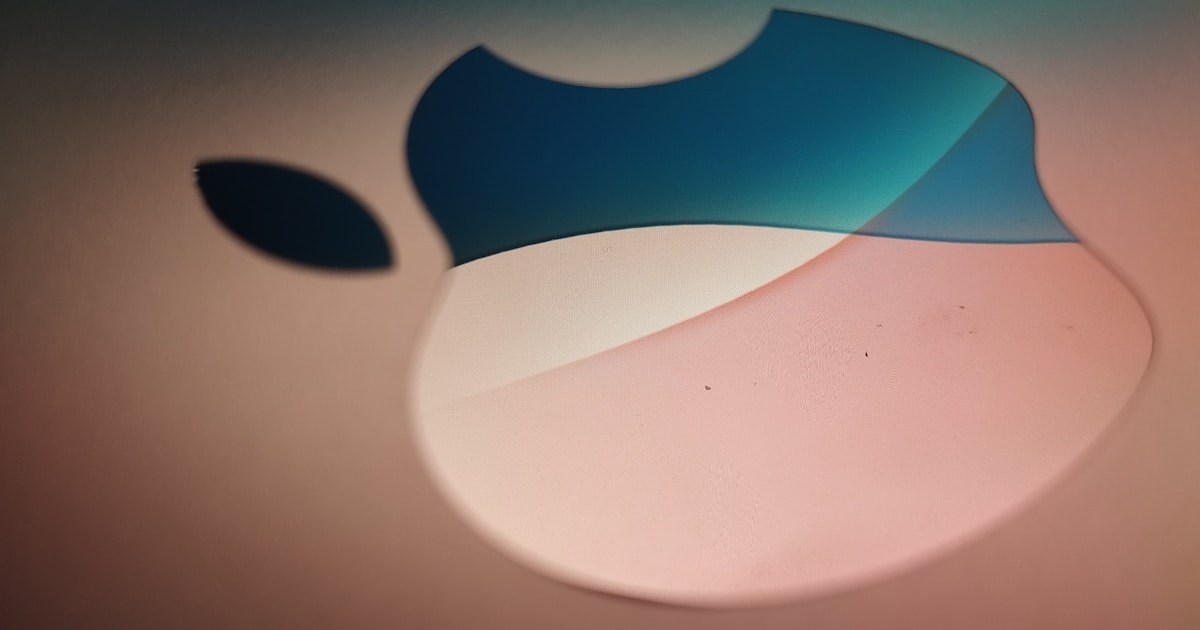 Apple logo representing premium brand value
