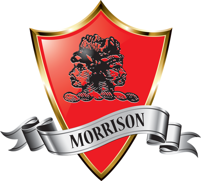 Morrison Family Crest — three faces of Moors — the origin of the Moor Graphix name
