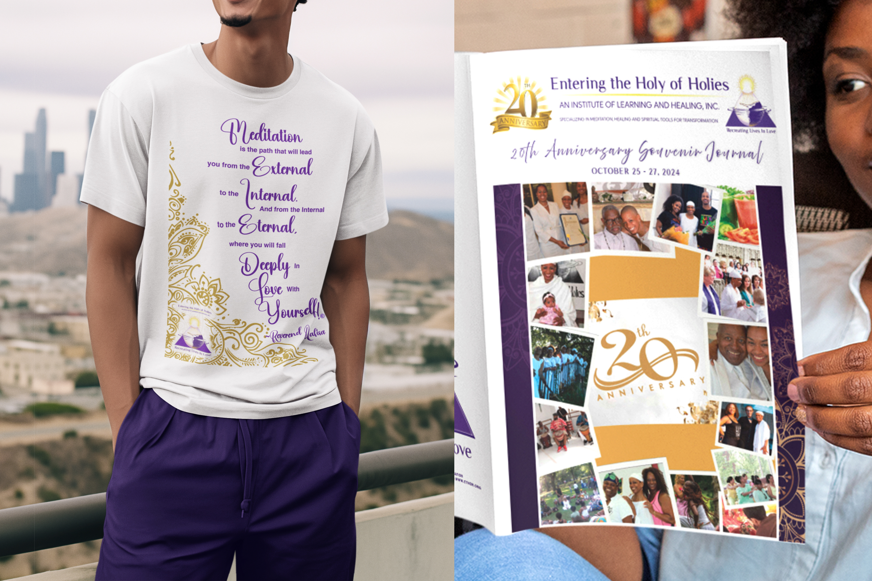 ETHOH Journal and T-Shirt Bundle Mockup