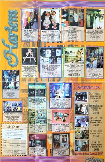 Harlem Business Directory & Shopping Guide — designed by Moor Graphix