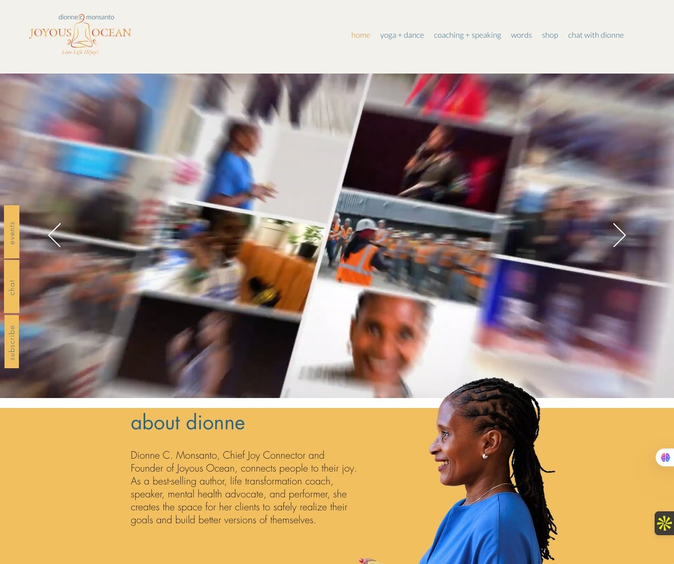 Joyous Ocean website redesign by Moor Graphix